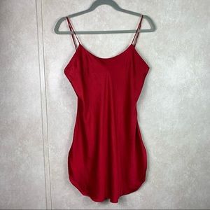 Victoria’s Secret 90s gold tag silk slip dress